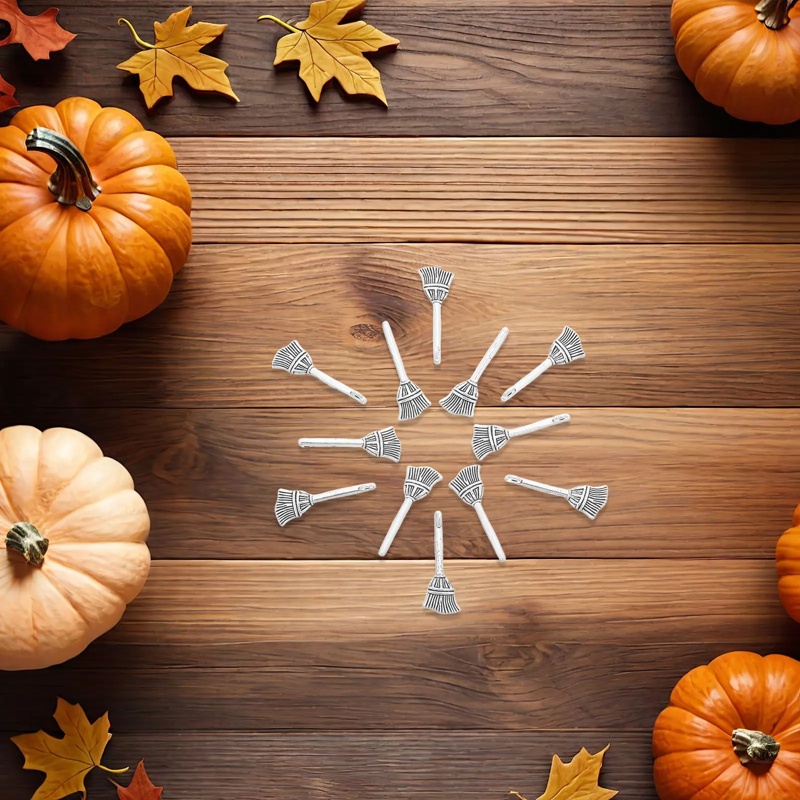 200Pcs Halloween Alloy Charms Vintage Broom Pendants Antiqued Mini Silver Jewelry Charms for DIY Bracelets Necklaces Earrings
200Pcs Halloween Alloy Charms Vintage Broom Pendants Antiqued Mini Silver Jewelry Charms for DIY Bracelets Necklaces Earrings