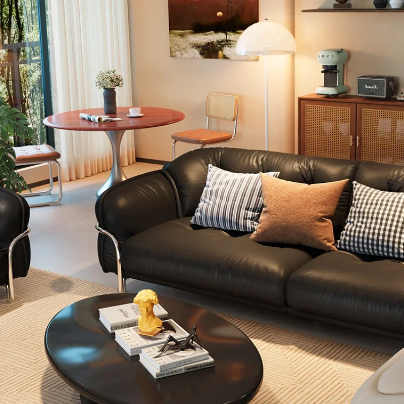 Sofa Living Room Home Small Apartment Furniture Modern Simple and Light Luxury Straight Row Leather Sofa
Sofa Living Room Home Small Apartment Furniture Modern Simple and Light Luxury Straight Row Leather Sofa