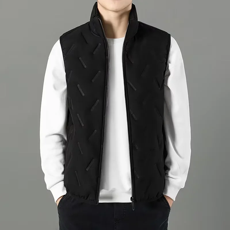 2024 Winter Men's Warm Jacket Embossed Fashion Vest Fleece Windproof Large Size Jacket Solid Color Casual Coat 5XL
2024 Winter Men's Warm Jacket Embossed Fashion Vest Fleece Windproof Large Size Jacket Solid Color Casual Coat 5XL