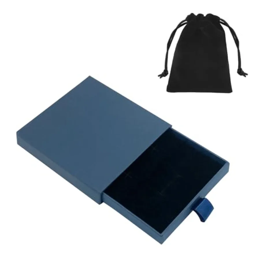 Small Jewelry Gift Box and Velvet Bag, Necklace Bracelet Earring Cardboard Organizer Square Jewellery Gift Box Pendent Storage
Small Jewelry Gift Box and Velvet Bag, Necklace Bracelet Earring Cardboard Organizer Square Jewellery Gift Box Pendent Storage