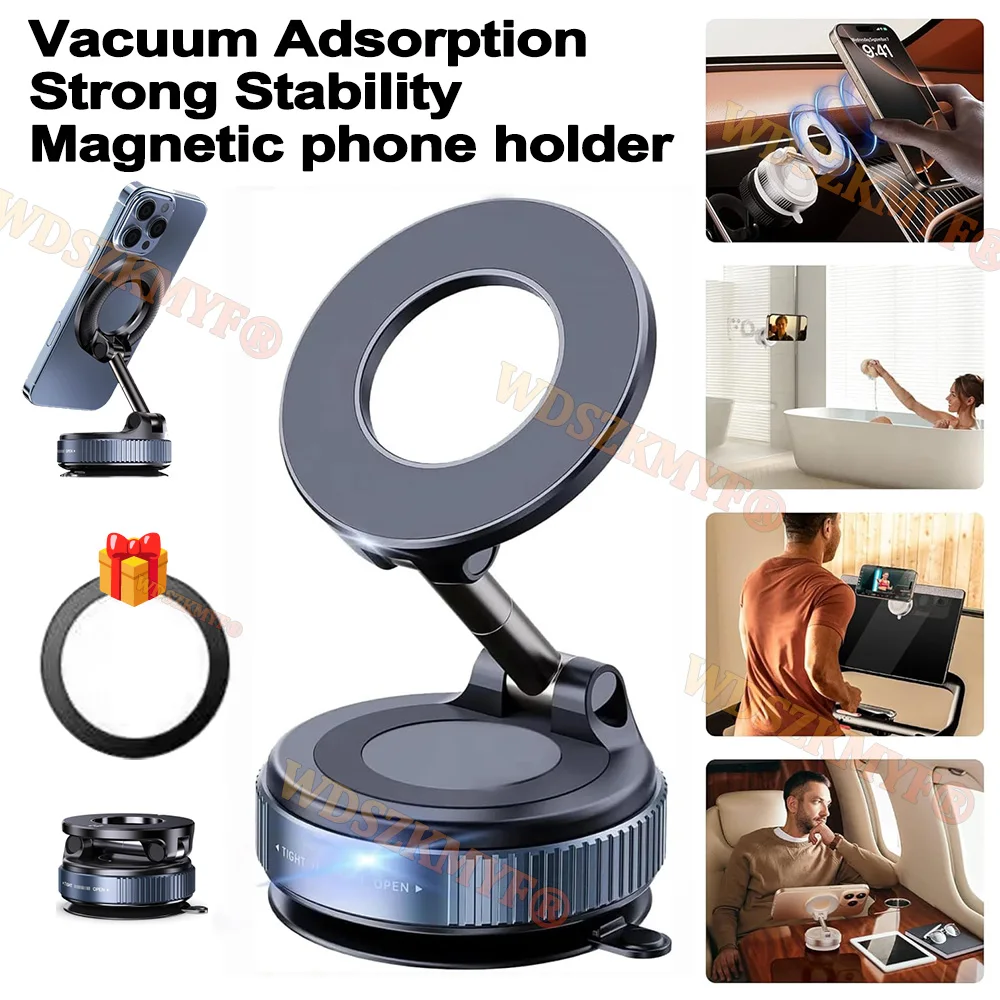 Вакуумный магнитный держатель телефона | Трехосевое вращение для бесплатной регулировки на 360 градусов | Удобный выбор для нескольких сценариев.
Вакуумный магнитный держатель телефона | Трехосевое вращение для бесплатной регулировки на 360 градусов | Удобный выбор для нескольких сценариев.