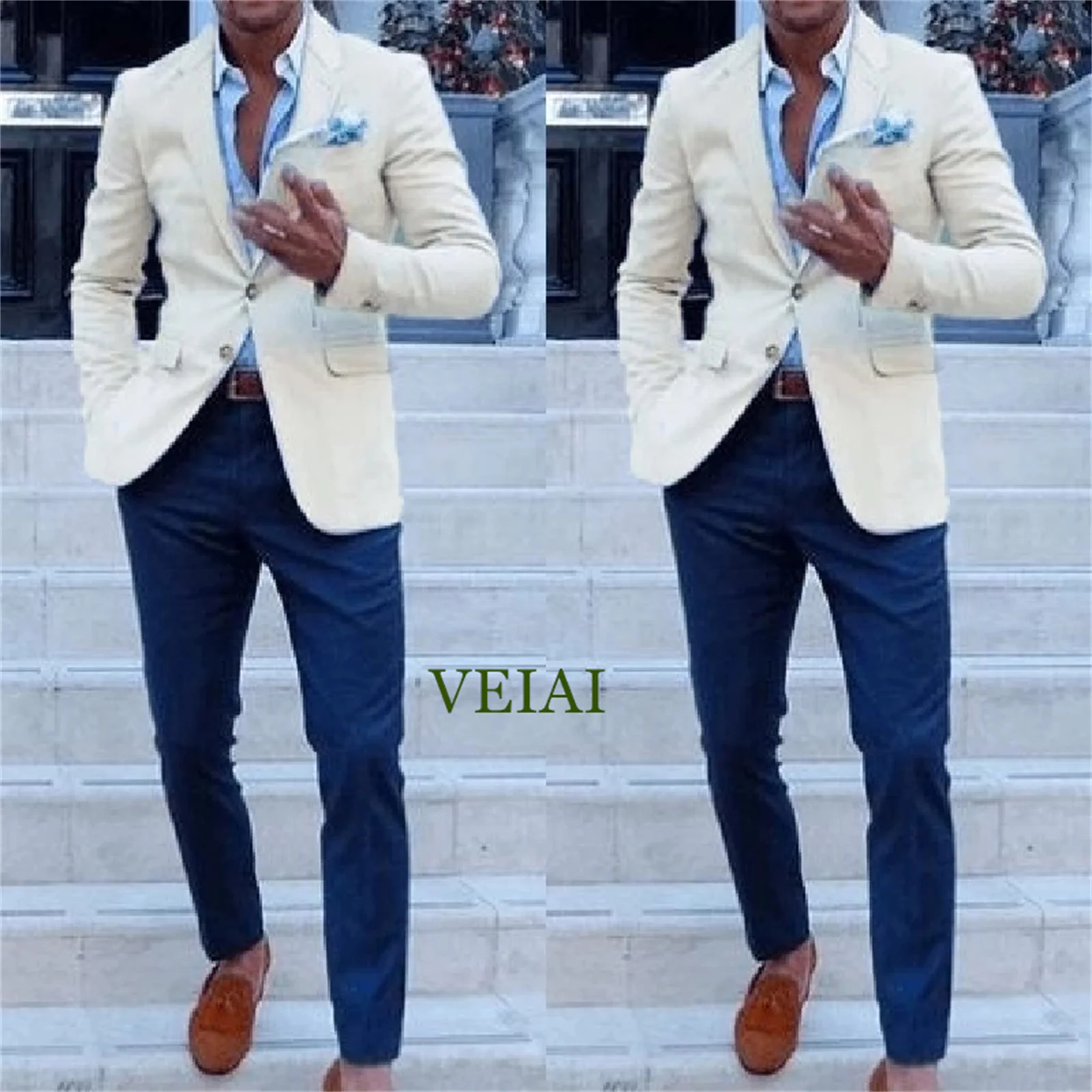 CustomizedCheap Custom Made Men Suits for Wedding Groom Tuxedos Classic outfit Man Blazers 2 Pieces Groomsmen Wear (Ivory jacket
CustomizedCheap Custom Made Men Suits for Wedding Groom Tuxedos Classic outfit Man Blazers 2 Pieces Groomsmen Wear (Ivory jacket
