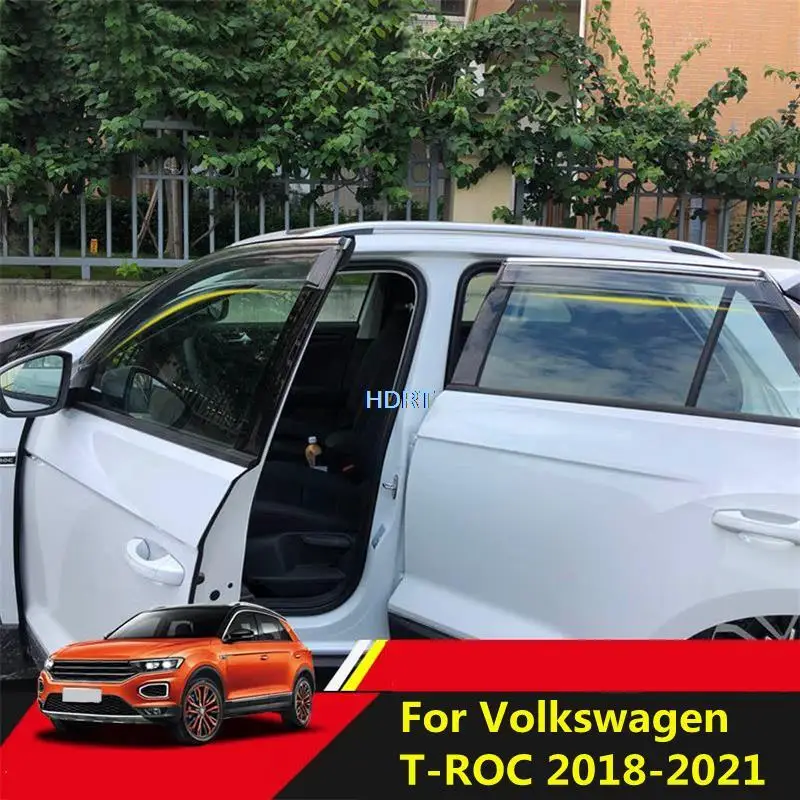 Car Window Deflectors Wind Deflector Sun Guard Rain Vent Visor Cover Trim For Volkswagen VW T-ROC T Roc ( Cabriolet ) 2018-2021
Car Window Deflectors Wind Deflector Sun Guard Rain Vent Visor Cover Trim For Volkswagen VW T-ROC T Roc ( Cabriolet ) 2018-2021