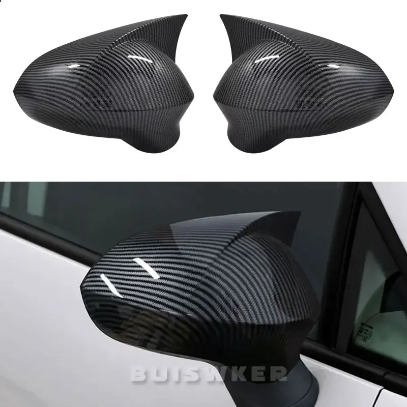 For Seat Leon MK2 1P Ibiza MK4 6J 2008-2017 Mirror Case Cover Glossy Black/Carbon Fiber Look Rearview Wing Mirror Covers Caps
For Seat Leon MK2 1P Ibiza MK4 6J 2008-2017 Mirror Case Cover Glossy Black/Carbon Fiber Look Rearview Wing Mirror Covers Caps