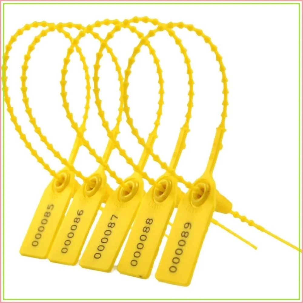 Numbered Security Zip Ties, Tamper Evident Plastic Seal Tags, Self-Locking Disposable Safety Locks for Fire Extinguisher (100 PCS)
Numbered Security Zip Ties, Tamper Evident Plastic Seal Tags, Self-Locking Disposable Safety Locks for Fire Extinguisher (100 PCS)