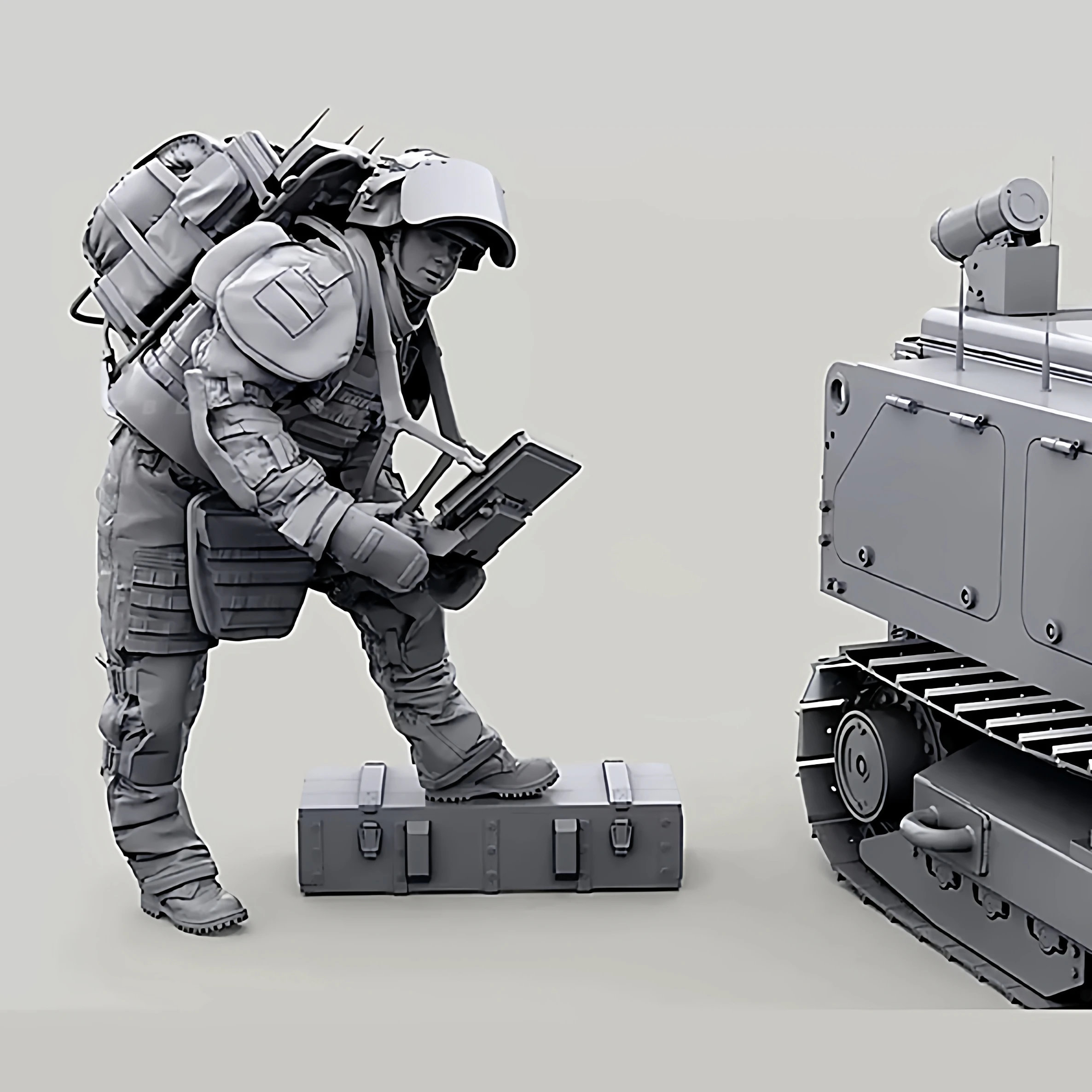 1/35 наборы моделей солдата из смолы, фигурка бесцветная и самособранная A-2158
1/35 наборы моделей солдата из смолы, фигурка бесцветная и самособранная A-2158