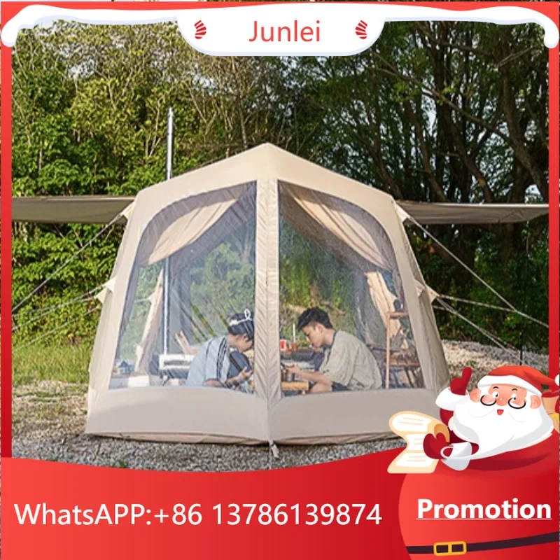 Outdoor Camping Self-inflating Tent Portable Large Space Overnight Windproof Professional Tents Breathable Camping Equipment
Outdoor Camping Self-inflating Tent Portable Large Space Overnight Windproof Professional Tents Breathable Camping Equipment