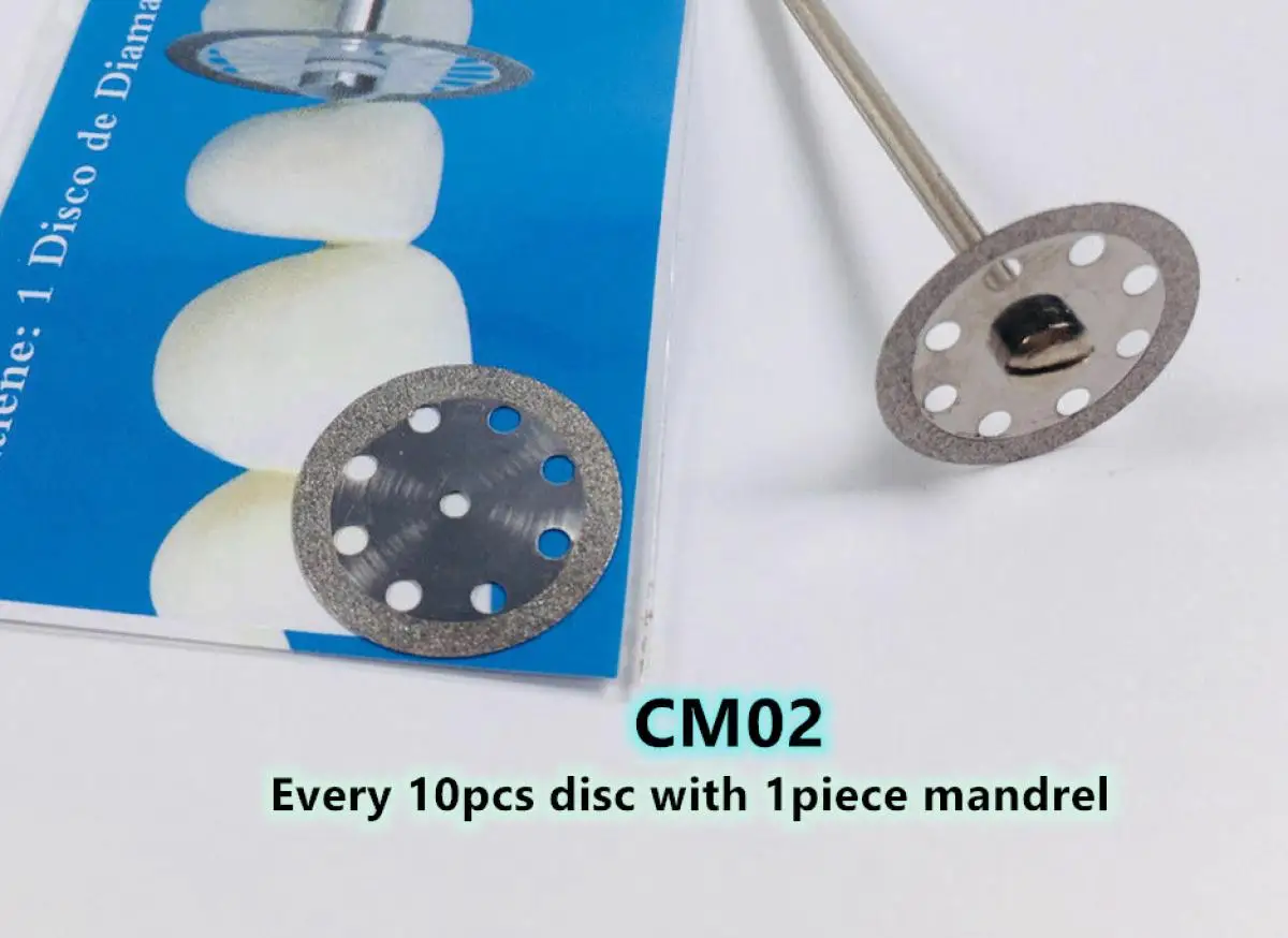 10pcs Dental Diamond Disc Wheel Porcelain Teeth Cutting Polishing Thickness 0.2mm CM02 Dia:19MM
10pcs Dental Diamond Disc Wheel Porcelain Teeth Cutting Polishing Thickness 0.2mm CM02 Dia:19MM