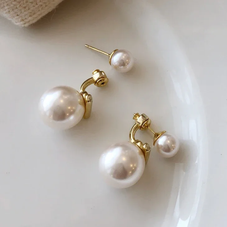 Real 925 Sterling Silver Round Pearl 18K Stud Earrings for Women Trendy Fine Jewelry Light Luxury Accessories
Real 925 Sterling Silver Round Pearl 18K Stud Earrings for Women Trendy Fine Jewelry Light Luxury Accessories