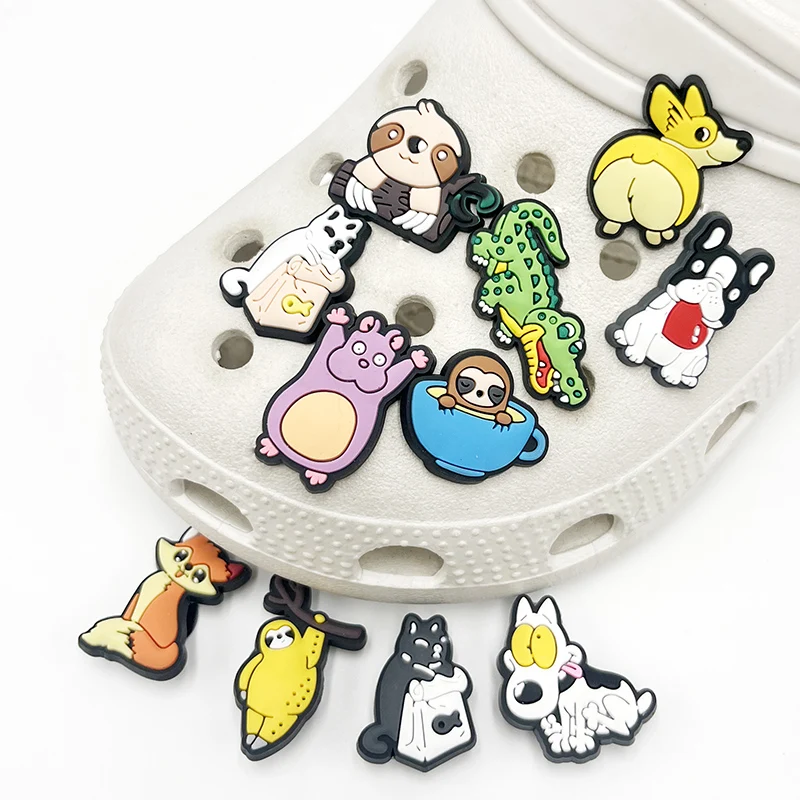 1Pcs Cartoon Animals PVC Shoe Charms Badge Cute Cat Dog Clogs Buckle Accessories Cute Garden Shoes Upper Pins Decoration
1Pcs Cartoon Animals PVC Shoe Charms Badge Cute Cat Dog Clogs Buckle Accessories Cute Garden Shoes Upper Pins Decoration