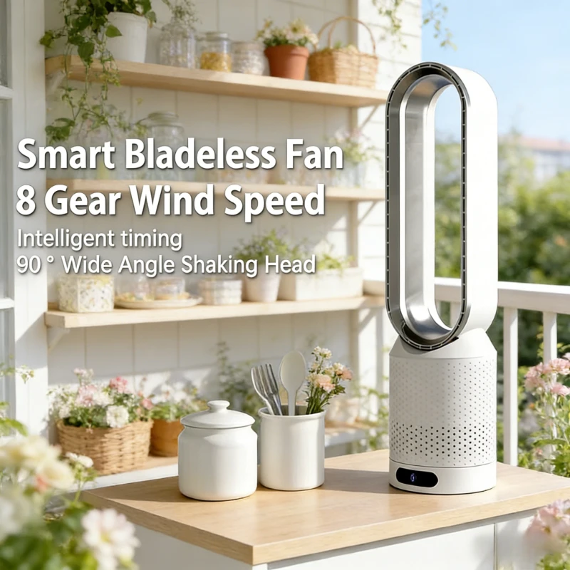New Leafless Fan, Household Electric Fan, No Pages, Silent Air Filter, Circulating Fan, Bed Head, Floor Standing Desktop
New Leafless Fan, Household Electric Fan, No Pages, Silent Air Filter, Circulating Fan, Bed Head, Floor Standing Desktop