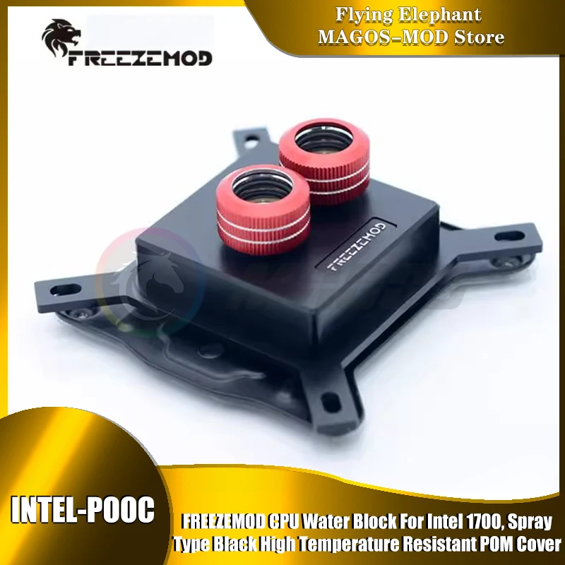 FREEZEMOD CPU Water Block For Intel 1700, Spray Type Black High Temperature Resistant POM Cover, INTEL-POOC
FREEZEMOD CPU Water Block For Intel 1700, Spray Type Black High Temperature Resistant POM Cover, INTEL-POOC