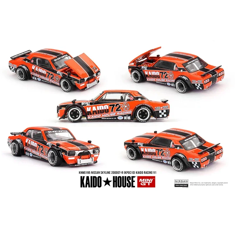 Kaido House MINIGT 1:64 Nissan Skyline 2000GT-R (KPGC10) Kaido Racing V1 Alloy Premium Diecast Vehicle Model KHMG195 Presale
Kaido House MINIGT 1:64 Nissan Skyline 2000GT-R (KPGC10) Kaido Racing V1 Alloy Premium Diecast Vehicle Model KHMG195 Presale