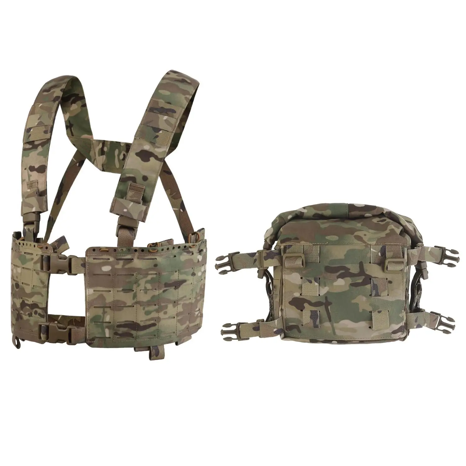 Tactical Chest Rig Expansion Pack with Chest Packd Multifunctional Split Chest Hanging Large Capacity Sundries Bag Storage Pack
Tactical Chest Rig Expansion Pack with Chest Packd Multifunctional Split Chest Hanging Large Capacity Sundries Bag Storage Pack