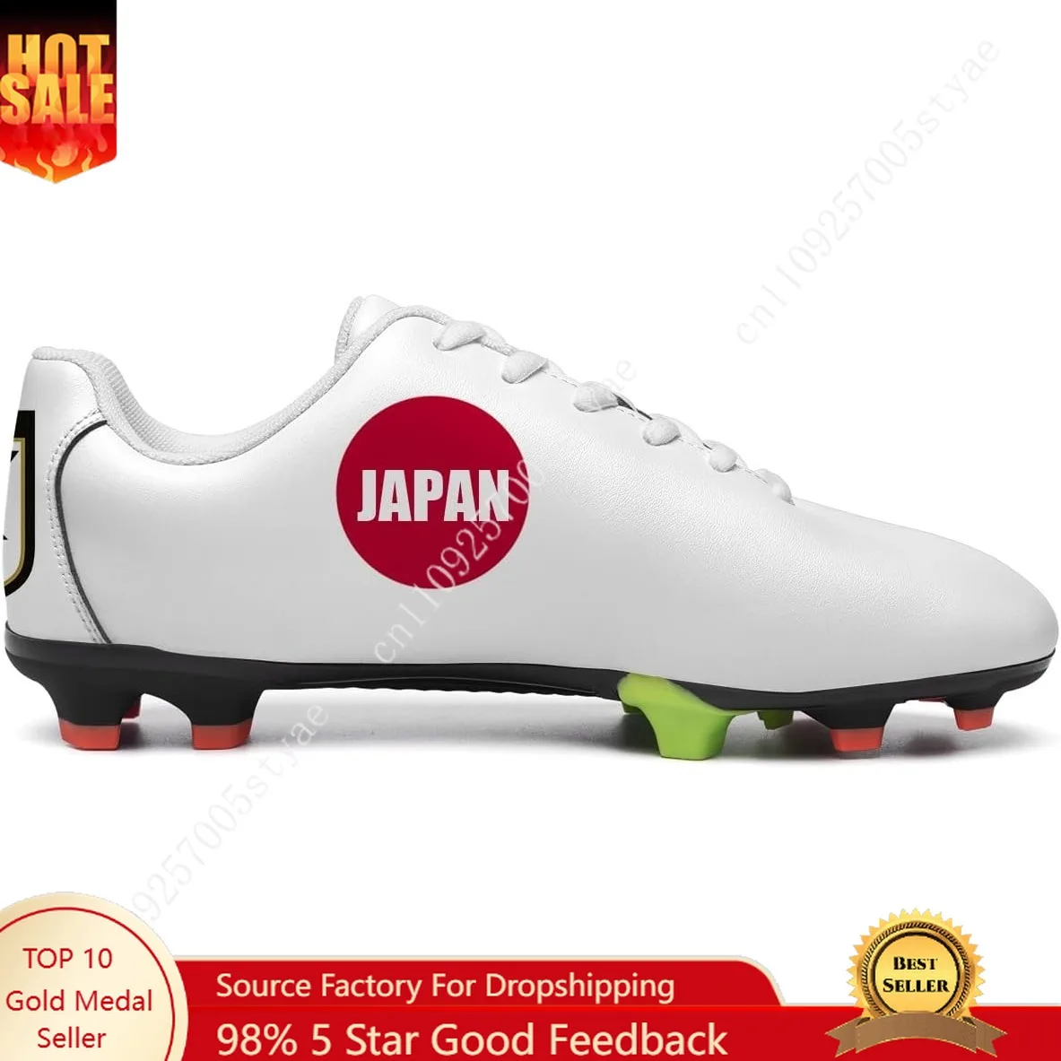 Japan Flag Soccer Shoes Men Womens Football Shoe PU Sneakers Outdoor Lace Up Sports Shoes 2026
Japan Flag Soccer Shoes Men Womens Football Shoe PU Sneakers Outdoor Lace Up Sports Shoes 2026