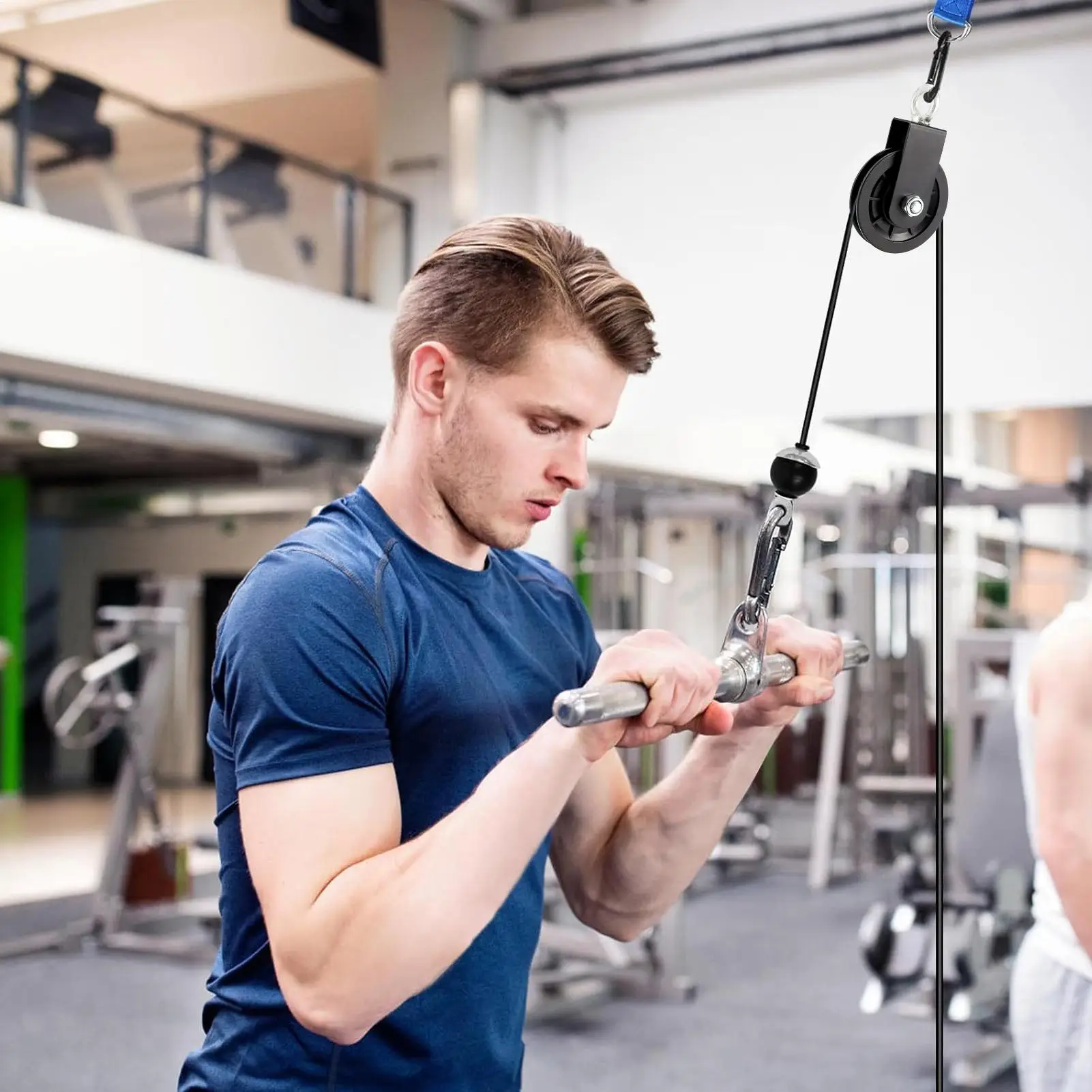 Gym Pulley Wheel Heavy Duty Steel Smooth Fitness Equipment 2 Pieces Home Gym Cable Pulley System for Workout Clotheslines Cranes
Gym Pulley Wheel Heavy Duty Steel Smooth Fitness Equipment 2 Pieces Home Gym Cable Pulley System for Workout Clotheslines Cranes