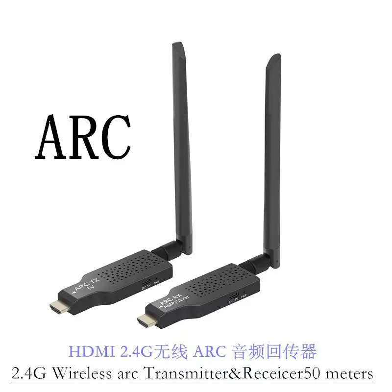 2.4GHz 50m Wireless ARC Audio Transmitter and Receiver Kit HDMI ARC Audio Extender Adapter for ARC TV Power Amplifier Sound Bar
2.4GHz 50m Wireless ARC Audio Transmitter and Receiver Kit HDMI ARC Audio Extender Adapter for ARC TV Power Amplifier Sound Bar