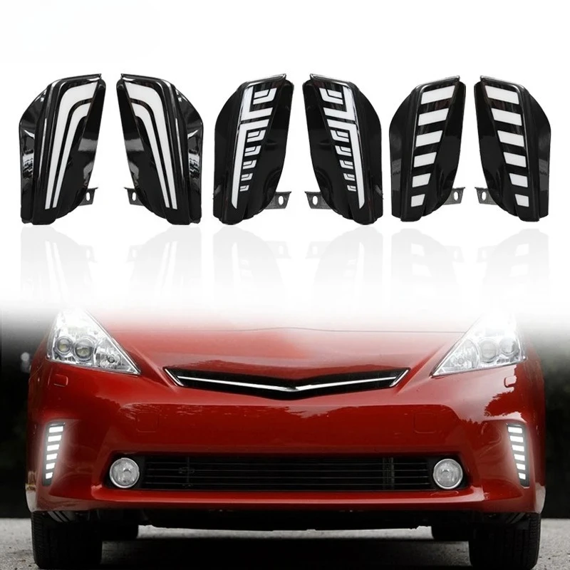 For Toyota Prius 2011 2012 2013 Led Daytime Running Light Flowing Turn Signal Light Front Fog Lamp Modification Accessories
For Toyota Prius 2011 2012 2013 Led Daytime Running Light Flowing Turn Signal Light Front Fog Lamp Modification Accessories