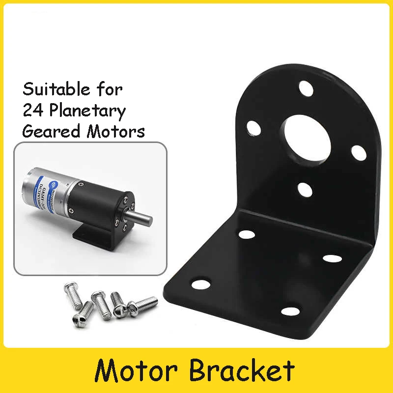 Motor Bracket Copper Plated Black 26x28.6x28.6mm Suitable for 24 Planetary DC Geared Motors
Motor Bracket Copper Plated Black 26x28.6x28.6mm Suitable for 24 Planetary DC Geared Motors