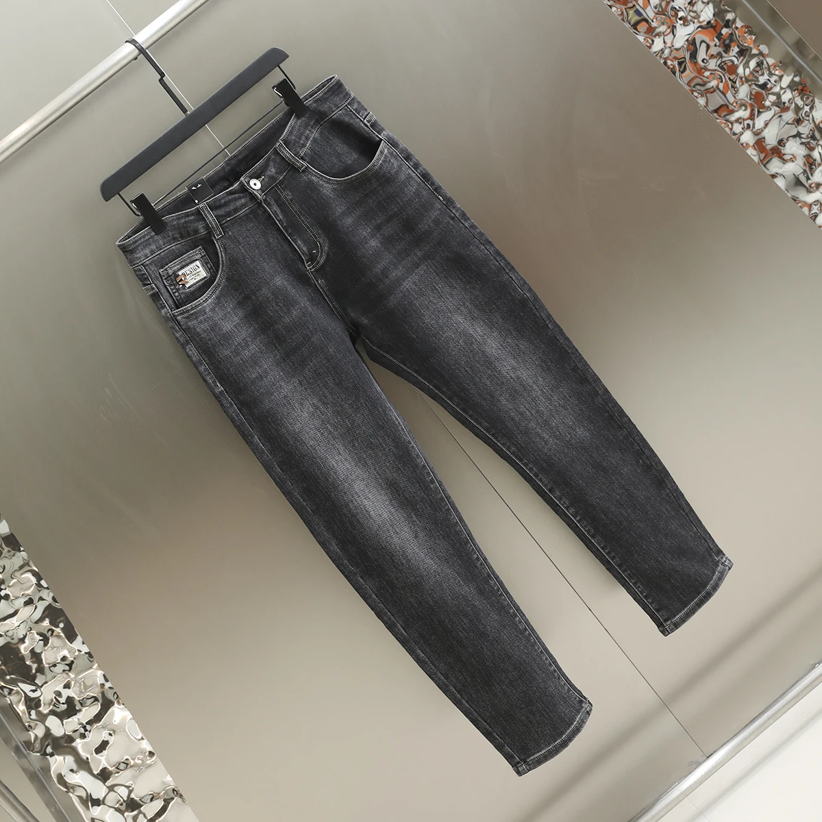 High Quali Vintage e ey Men's Faion Waed Straight Leg Jeans Four Way Stretch Autumn New Sle Cotton Blend Fabric
High Quali Vintage e ey Men's Faion Waed Straight Leg Jeans Four Way Stretch Autumn New Sle Cotton Blend Fabric