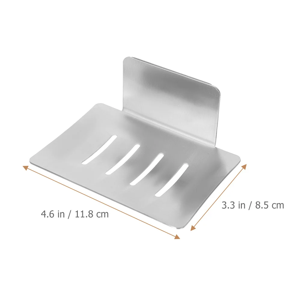 Adhesive Soap Dish Stainless Steel Drainage Design Soap Stand for Bathroom Shower Tub Kitchen Desktop Organizer Non Slip Rust
Adhesive Soap Dish Stainless Steel Drainage Design Soap Stand for Bathroom Shower Tub Kitchen Desktop Organizer Non Slip Rust