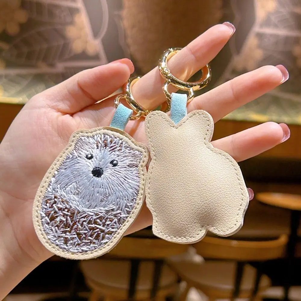 PU Leather Embroidery Rabbit Keychain Dog Ornaments Cartoon Animal Pendant Bag Hanging Hedgehog Car Keyring Key Decoration
PU Leather Embroidery Rabbit Keychain Dog Ornaments Cartoon Animal Pendant Bag Hanging Hedgehog Car Keyring Key Decoration