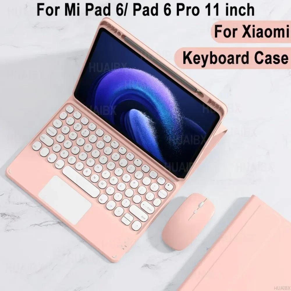Для Xiaomi Mi Pad 6 11-дюймовый чехол с клавиатурой, съемный чехол с клавиатурой для планшетов Bluetooth для Xiaomi Mi Pad 6 Pro 11 дюймов Funda
Для Xiaomi Mi Pad 6 11-дюймовый чехол с клавиатурой, съемный чехол с клавиатурой для планшетов Bluetooth для Xiaomi Mi Pad 6 Pro 11 дюймов Funda