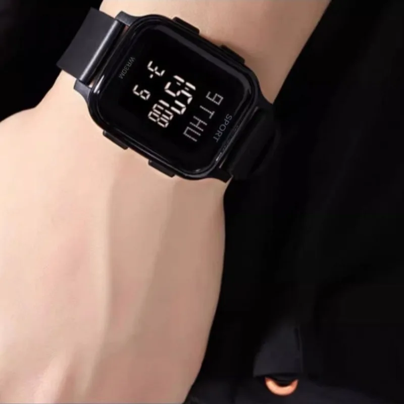 Sports Watches for Men Waterproof Multifunction Electronic Watch Ultra-thin Men's LED Digital Wristwatch for Man Student
Sports Watches for Men Waterproof Multifunction Electronic Watch Ultra-thin Men's LED Digital Wristwatch for Man Student