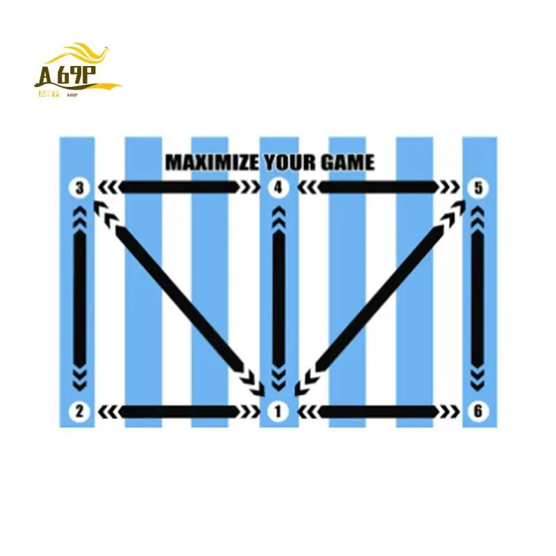 A69P-Football Training Mat Portable Football Footstep Training Mat Durable Soccer Training Mat For Ball Control And Dribbling
A69P-Football Training Mat Portable Football Footstep Training Mat Durable Soccer Training Mat For Ball Control And Dribbling