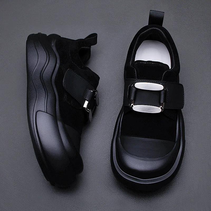 2025 Spring retro trend loafers men's leather breathable platform shoes comfortable board shoes men
2025 Spring retro trend loafers men's leather breathable platform shoes comfortable board shoes men