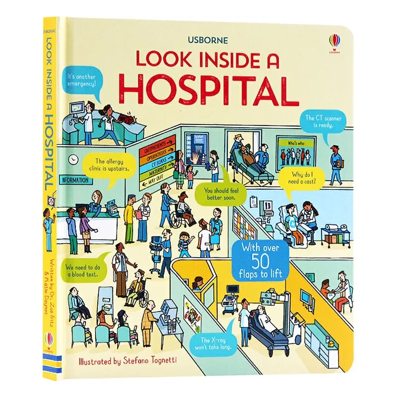 Usborne Look Inside A Hospital, Children's books aged 3 4 5 6, English Popular science picture books, 9781474948166
Usborne Look Inside A Hospital, Children's books aged 3 4 5 6, English Popular science picture books, 9781474948166