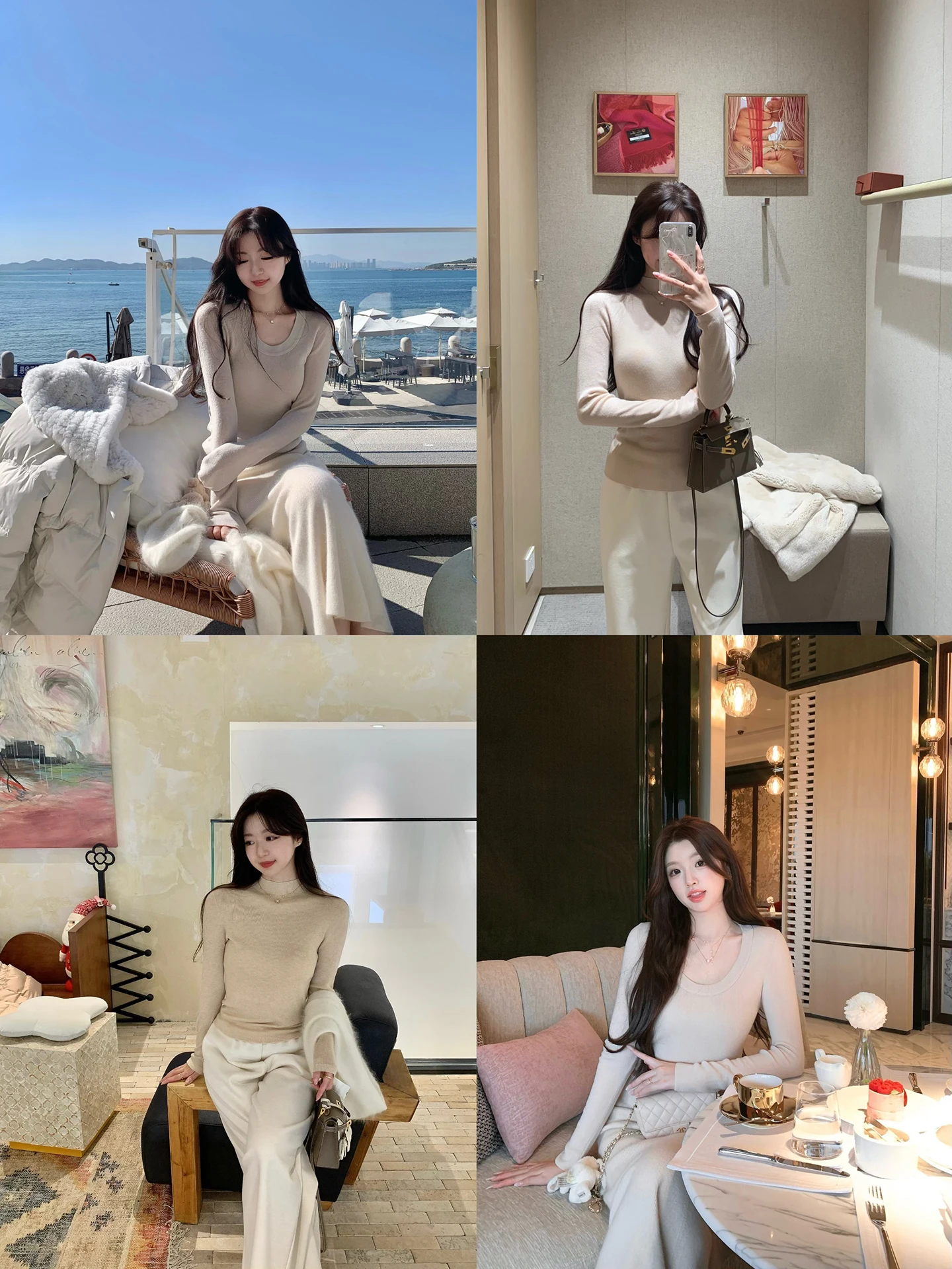 Zhaobao Ni Wool Knitted Base Layer Top U-Ne-Piece hine f High Ne Women's Faionable Commute Sle Long Sve
Zhaobao Ni Wool Knitted Base Layer Top U-Ne-Piece hine f High Ne Women's Faionable Commute Sle Long Sve