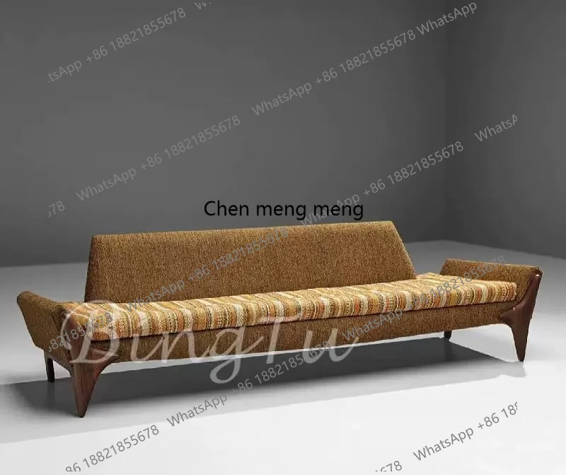 New medieval solid wood fabric striped sofa wabi-sabi Nordic, minimalist hotel creative inline sofa
New medieval solid wood fabric striped sofa wabi-sabi Nordic, minimalist hotel creative inline sofa