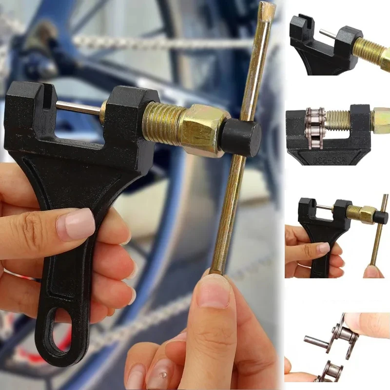 Multifunctional Universal Chain Removal Wrench Tool 420 530 Chain Breaker Repair Tool Suitable for Motorcycles Bicycles and ATV
Multifunctional Universal Chain Removal Wrench Tool 420 530 Chain Breaker Repair Tool Suitable for Motorcycles Bicycles and ATV