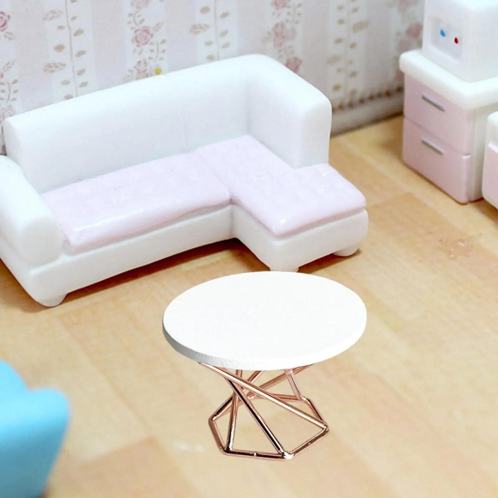 1:12 Scale Dollhouse Miniature Coffee Table 6.5x4.6cm, Accessories Metal Base End Table Model
1:12 Scale Dollhouse Miniature Coffee Table 6.5x4.6cm, Accessories Metal Base End Table Model