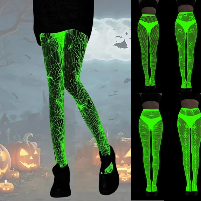 5pcs Women Pantyhose Halloween Fishnet Glow Tights Stockings Fluorescent Sheer Hollow Out Pantyhose Night Party
5pcs Women Pantyhose Halloween Fishnet Glow Tights Stockings Fluorescent Sheer Hollow Out Pantyhose Night Party