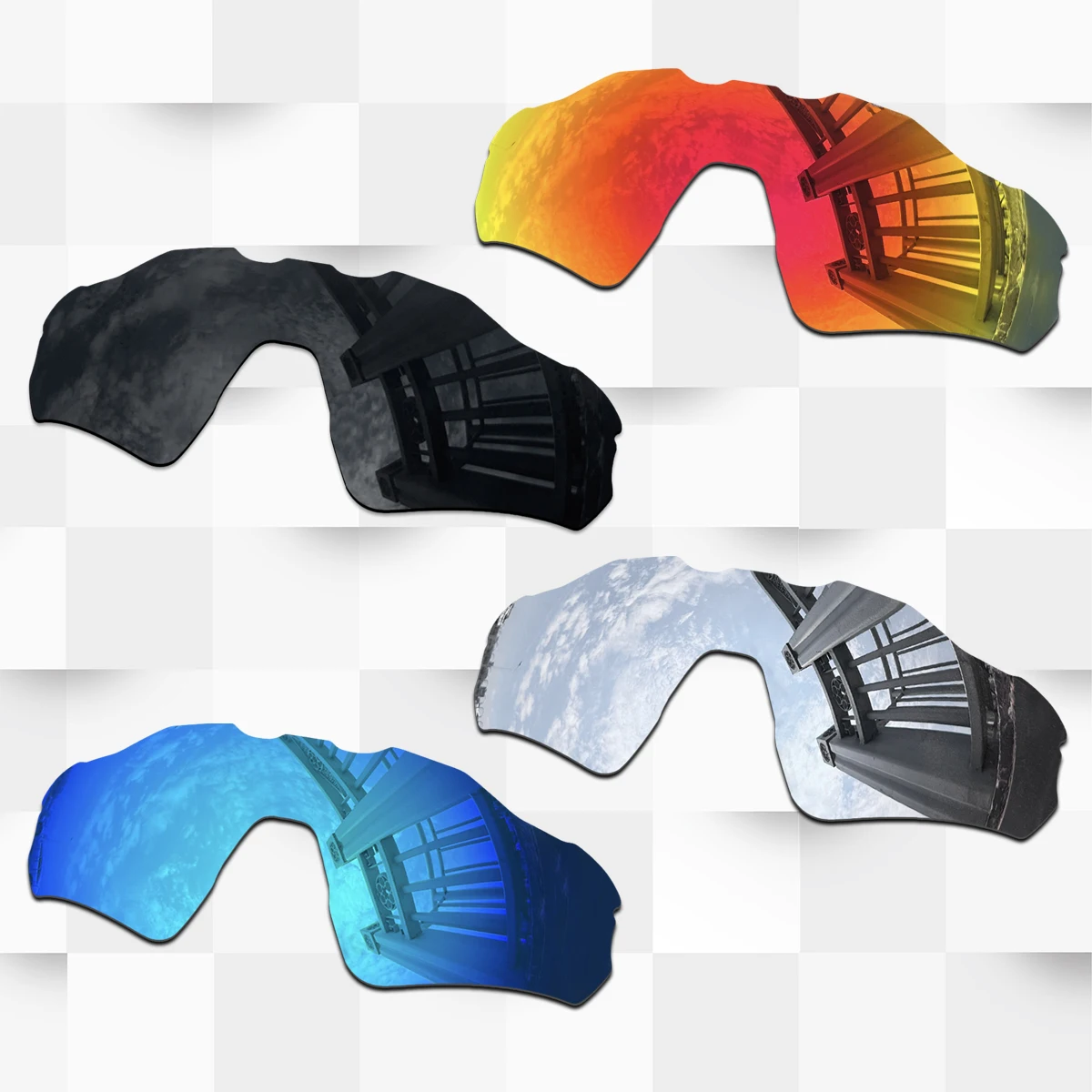 100% UV Protection Polarized Replacement Lenses for Oakley Radar EV S Path OO9510 Sunglasses Frame Anti-Scratch
100% UV Protection Polarized Replacement Lenses for Oakley Radar EV S Path OO9510 Sunglasses Frame Anti-Scratch