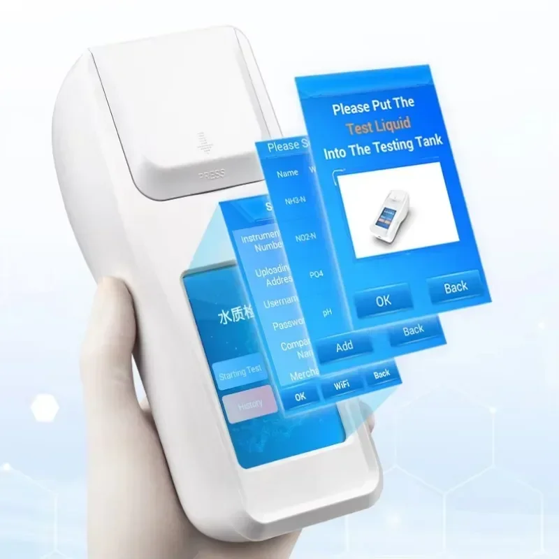 Portable 6/9/11 parameter water quality analysis instrument Aquaculture water quality testing instrument Detection instrument
Portable 6/9/11 parameter water quality analysis instrument Aquaculture water quality testing instrument Detection instrument