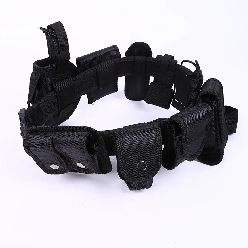 10 in 1 Tactical Belt Outdoor Training Use Pouch Hunting Accessories Tactical Duty Waist Belt for Security Guard
10 in 1 Tactical Belt Outdoor Training Use Pouch Hunting Accessories Tactical Duty Waist Belt for Security Guard