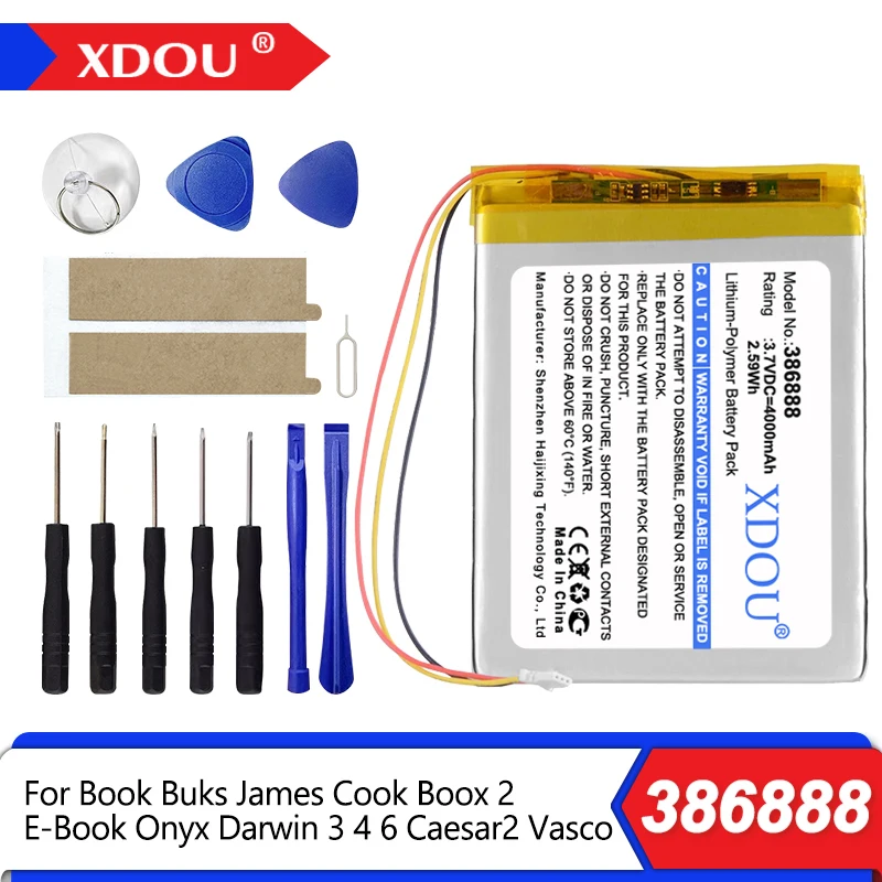 Высокое качество, совершенно новый 386888 Аккумулятор для книги Buks James Cook Boox 2 электронная книга оникс Дарвин 3 4 6 Caesar2 + с бесплатными инструментами
Высокое качество, совершенно новый 386888 Аккумулятор для книги Buks James Cook Boox 2 электронная книга оникс Дарвин 3 4 6 Caesar2 + с бесплатными инструментами