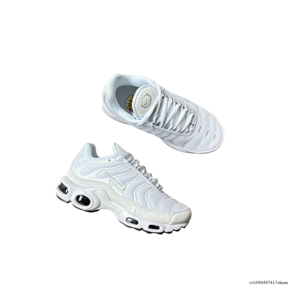 Nike Air Max Plus Tn Kids белого цвета дышащие противоскользящие устойчивые к истиранию амортизирующие спортивные кроссовки в стиле ретро 8168-24
Nike Air Max Plus Tn Kids белого цвета дышащие противоскользящие устойчивые к истиранию амортизирующие спортивные кроссовки в стиле ретро 8168-24