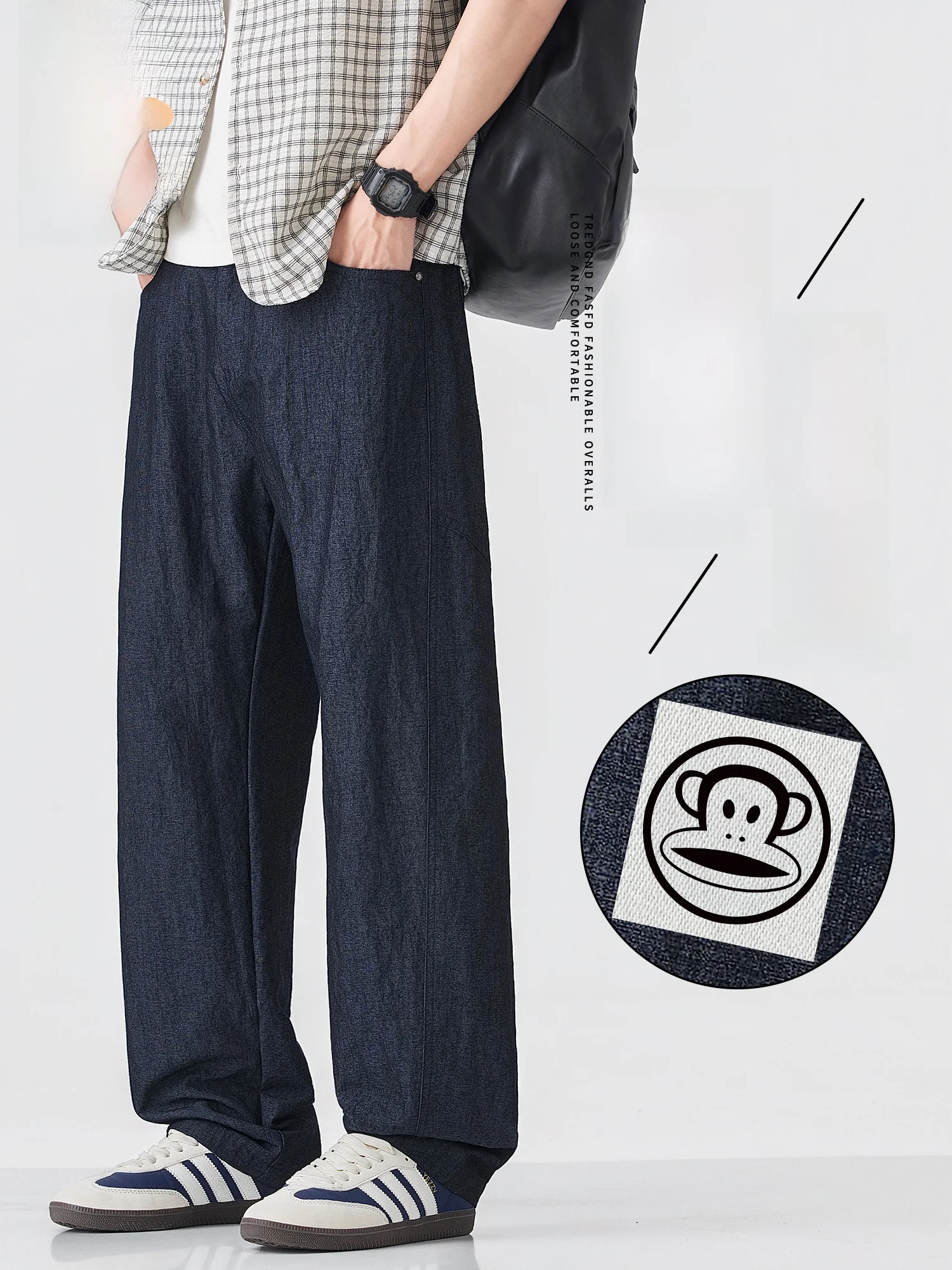 Мужские повседневные брюки Paul Frank Original Color, весенние, свободные, струящиеся, с широкими штанинами, рабочие, прямого кроя, со средней посадкой на талии
Мужские повседневные брюки Paul Frank Original Color, весенние, свободные, струящиеся, с широкими штанинами, рабочие, прямого кроя, со средней посадкой на талии