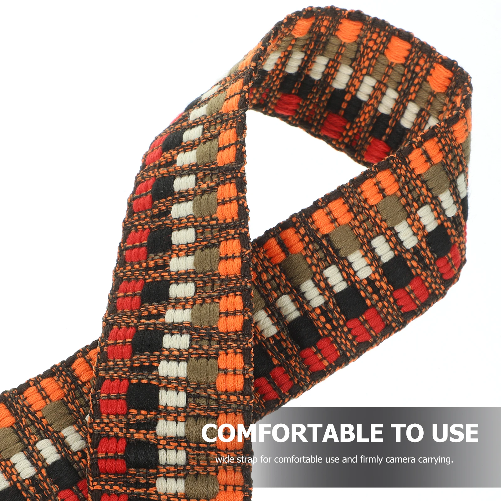 Wide Retro Ethnic Camera Strap Orange Adjustable Length Comfortable Fit Reduced Burden Durable Material Camera Accessories
Wide Retro Ethnic Camera Strap Orange Adjustable Length Comfortable Fit Reduced Burden Durable Material Camera Accessories