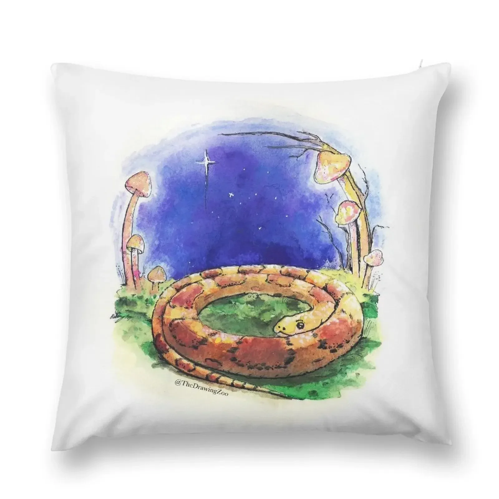 Whimsical Watercolor Corn Snake Throw Pillow Pillows Aesthetic Cushion Cover Set pillow
Whimsical Watercolor Corn Snake Throw Pillow Pillows Aesthetic Cushion Cover Set pillow