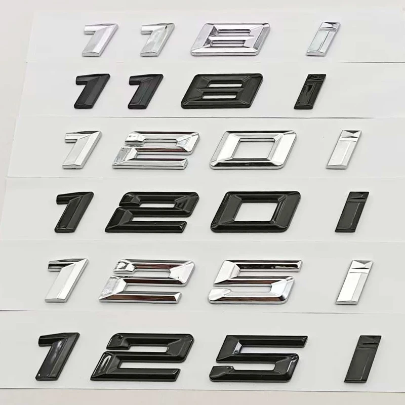 3D ABS Car Styling Logo 118i 120i 125i Badge Rear Trunk Emblem Sticker Decals For BMW 118i 120i 125i Auto Tail Accessories
3D ABS Car Styling Logo 118i 120i 125i Badge Rear Trunk Emblem Sticker Decals For BMW 118i 120i 125i Auto Tail Accessories