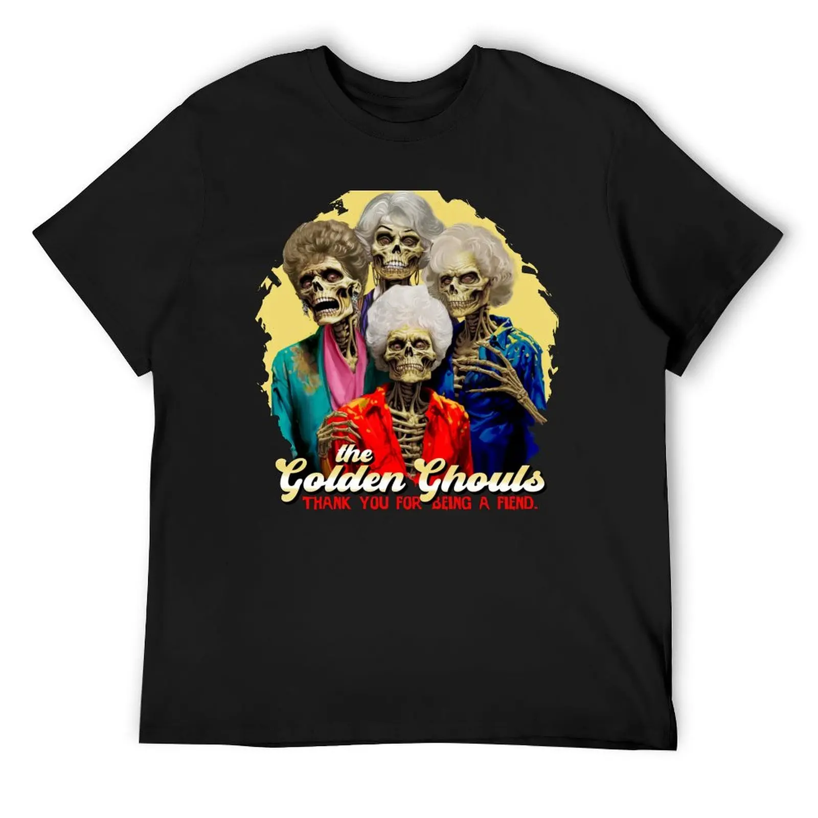 Golden Ghouls: Thank you for being a fiend. T-Shirt summer 2025 T-shirts oversize oversize t-shirts man shirts men
Golden Ghouls: Thank you for being a fiend. T-Shirt summer 2025 T-shirts oversize oversize t-shirts man shirts men