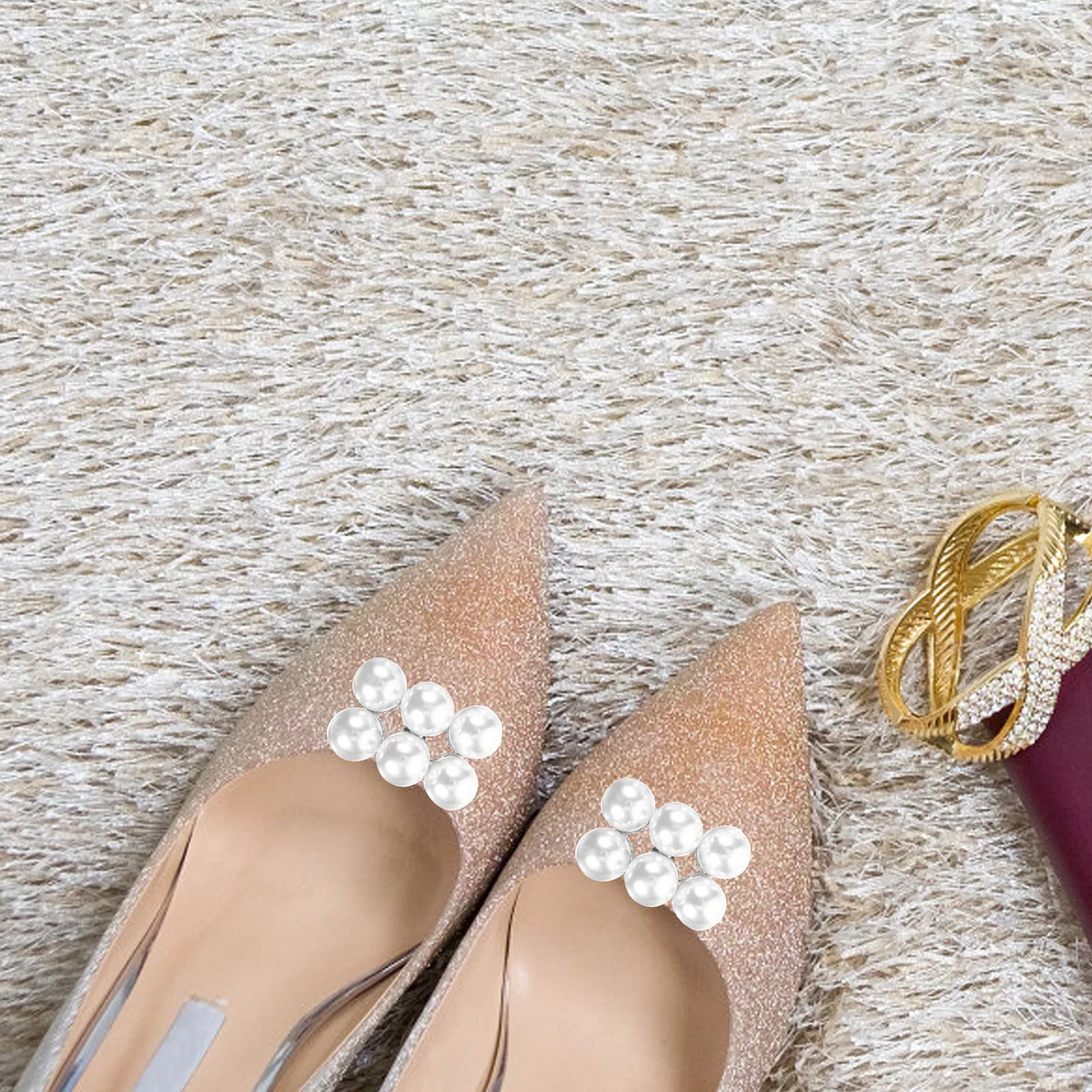 Pearl Golden Color Removable Decorative Clips for Wedding High Clip On Shoe Embellishments Heels S Shoe Accessories
Pearl Golden Color Removable Decorative Clips for Wedding High Clip On Shoe Embellishments Heels S Shoe Accessories