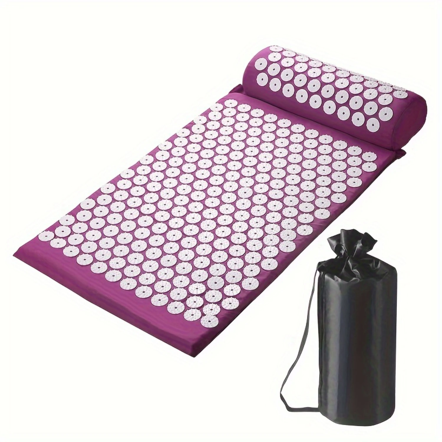 Acupressure Mat and Pillow Set for Neck and Back Pain Relief - Massage Yoga Mat and Acupuncture Mat with Thousands of Pressure P
Acupressure Mat and Pillow Set for Neck and Back Pain Relief - Massage Yoga Mat and Acupuncture Mat with Thousands of Pressure P