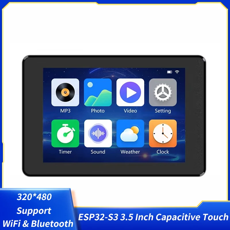 ESP32-S3 3.5 Inch Capacitive Touch LCD Display IPS TFT 8M PSRAM 16M FLASH ESP32 WiFi BT Module With Case For Arduino ESP LVGL
ESP32-S3 3.5 Inch Capacitive Touch LCD Display IPS TFT 8M PSRAM 16M FLASH ESP32 WiFi BT Module With Case For Arduino ESP LVGL
