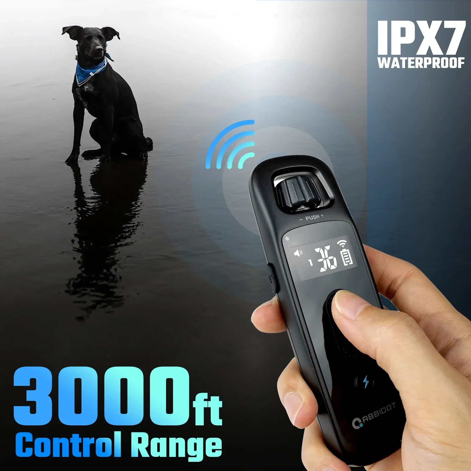 ABBIDOT T30 Dog Training Collar Electric Shock Strap for Large Dogs 3000ft 900m Canine Equipment Supplies No Bark Accessories
ABBIDOT T30 Dog Training Collar Electric Shock Strap for Large Dogs 3000ft 900m Canine Equipment Supplies No Bark Accessories